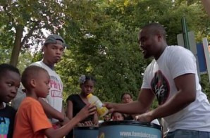 Quilly & Fam Juice Cleans Up Vernon Park & Gives Back To The Community (Video)