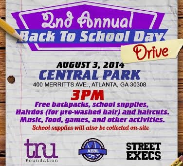 Atlanta Entertainment Basketball League & 2 Chainz Present: T.R.U 2 School Fair in Atlanta (8-3-14)