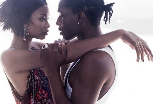 A$AP Rocky & Chanel Iman To Be Featured In Vogue’s September Issue (Photos)