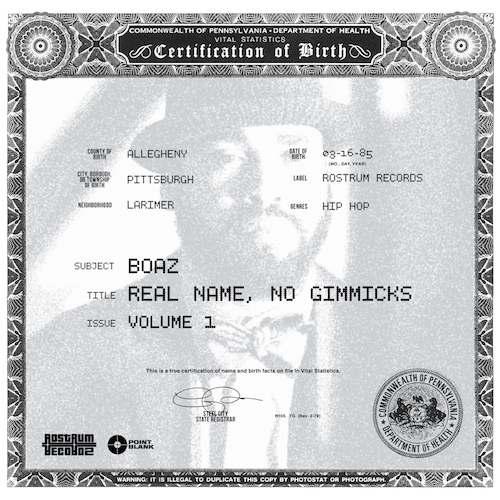 EWwo7yP Boaz – Real Name No Gimmicks Vol 1 EP  