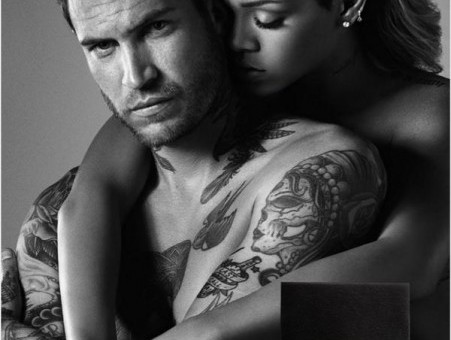 Rihanna Goes Topless For New Men’s Fragrance Ad (Photos)