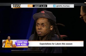 Lil Wayne Talks Lebron Leaving Miami, Kobe Bryant & The Lakers, Aaron Rodgers & More on ESPN’s First Take (Video)