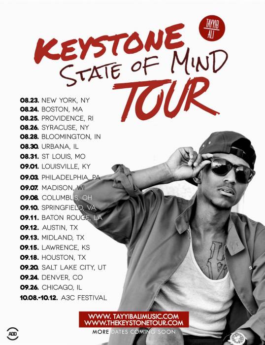 TourPhoto All Def Digital x Tayyib Ali Present: The 'Keystone State of Mind' Tour (Dates & Schedule)  