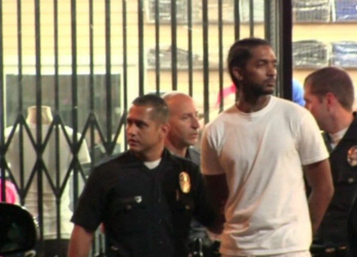 nipsey-hussle-arrested-ddotomen-1-e1409421407611 Nipsey Hussle Arrested In Los Angeles Last Night & Has Been Released  