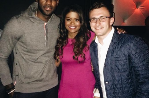 LeBron James & Johnny Manziel Attend “Survivor’s Remorse” Screening in Cleveland (Photos)