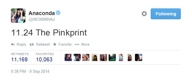 NickiXthepinkprint Nicki Minaj Unveils The Official Release Date For Her Third Studio Album 'The Pink Print'!  
