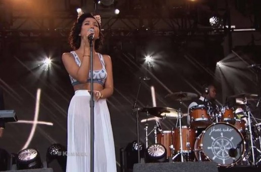 Jhene Aiko – The Pressure (Live On Jimmy Kimmel) (Video)