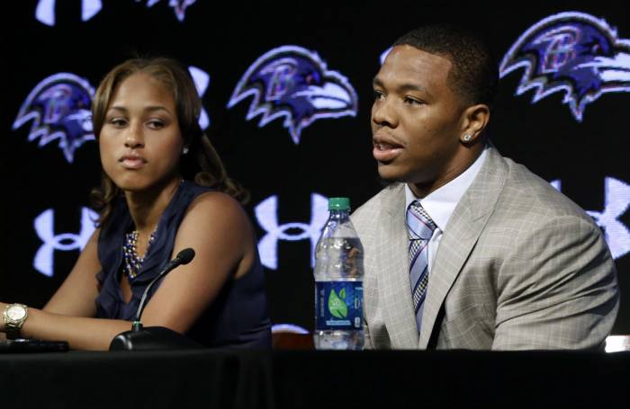 ray_janay_rice_ap_img WOW: Video Of Ray Rice's Elevator Incident With His Wife Surfaces (Graphic Video)  