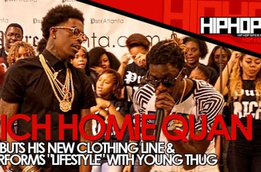 Rich Homie Quan Performs “Lifestyle” With Young Thug During The Launch Of His Clothing Line “Rich” In Atlanta (Video)