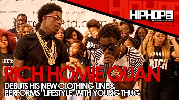 unnamed2 Rich Homie Quan Performs "Lifestyle" With Young Thug During The Launch Of His Clothing Line "Rich" In Atlanta (Video)  