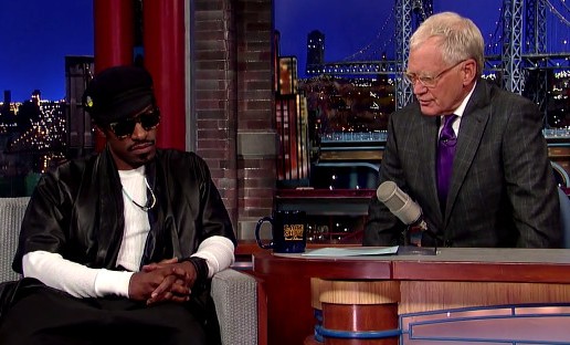 Andre 3000 On Playing Jimi Hendrix (Live On David Letterman) (Video)