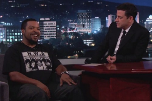 Screen-Shot-2014-10-21-at-4.45.04-PM-1-500x335 Ice Cube Discusses Upcoming N.W.A. Movie & More On Jimmy Kimmel Live (Video)  