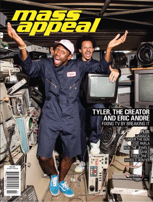Tyler-The-Creator-Eric-Andre-Mass-Appeal-Issue-55 Tyler The Creator & Eric André Cover Mass Appeal's 55th Issue! 