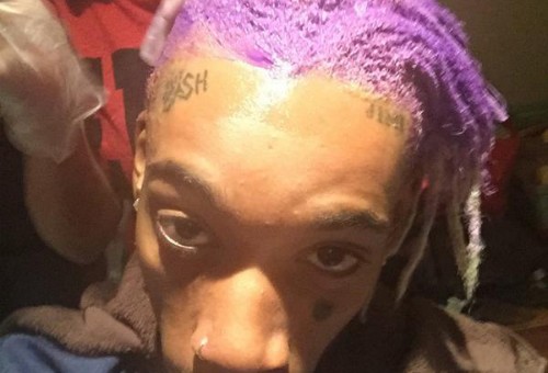 Wiz Khalifa Dyes His Hair Purple