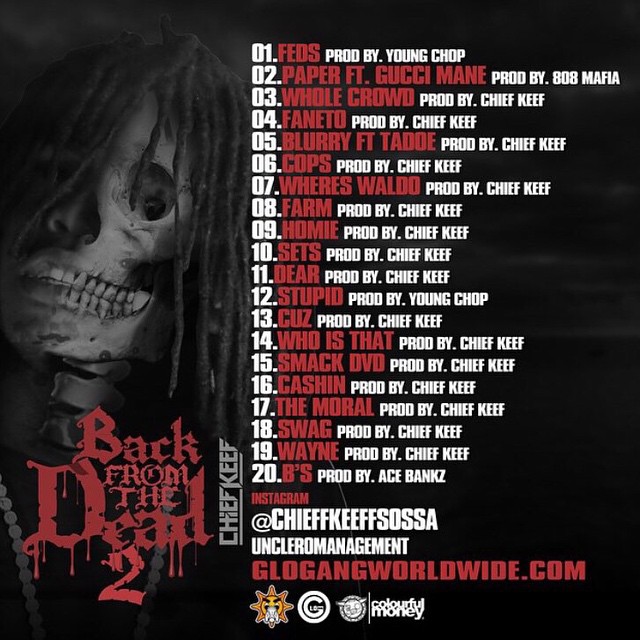 chief-keef-back-from-the-dead-2-mixtape-hosted-by-dj-holiday-tracklist-HHS1987-2014 Chief Keef - Back From The Dead 2 (Mixtape) (Hosted by DJ Holiday)  