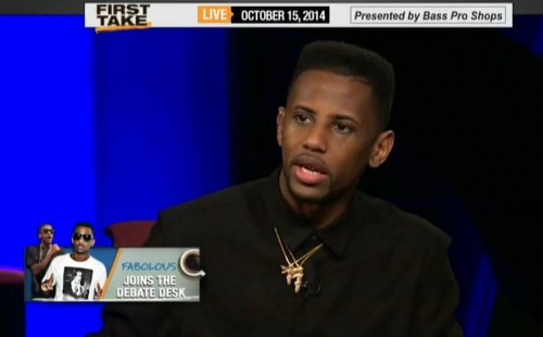 Fabolous Talks Def Jam, The Dallas Cowboys, The Knicks 2014-15 Season & More On ESPN’s First Take (Video)