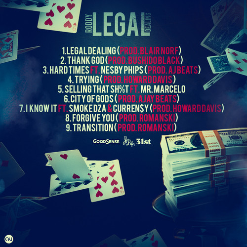 kFjNa2L Roddy – Legal Dealing EP (Album Stream)  