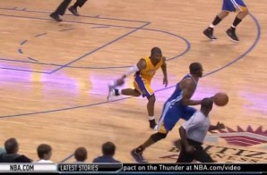 Los Angeles Lakers Guard Ronnie Price Loses Shoe & Throws It At Andre Iguodala (Video)