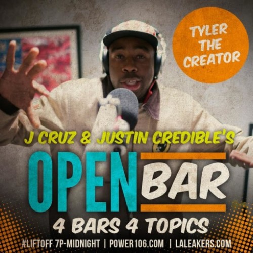 tyler-the-creator-la-leakers-630x630-500x500 Tyler, The Creator Spits A Freestyle For L.A. Leakers "Open Bar" Freestyle Series  