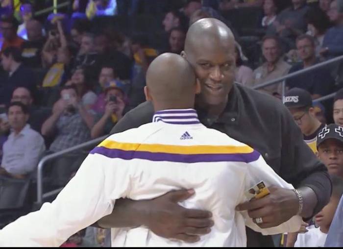 B2nHVutCcAEMtK8.jpg-large Reunited: Kobe And Shaq Meet Before Lakers/Warriors Game (Video) 