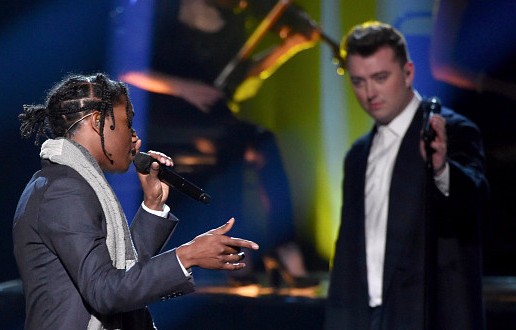 Sam Smith & ASAP Rocky – I’m Not The Only One (Live At 2014 American Music Awards) (Video)