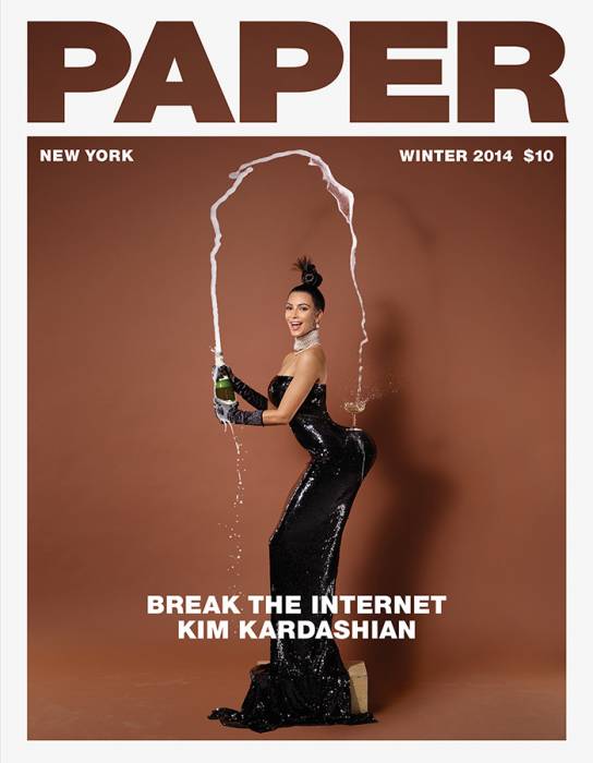cover-12 Break The Internet: Kim Kardashian Covers Paper Magazine's Winter Issue (Photos)  