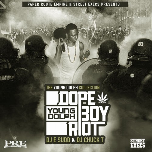 cover8 Young Dolph - Dope Boy Riot (The Young Dolph Collection) (Mixtape) (Hosted by DJ E Sudd & DJ Chuck T)  
