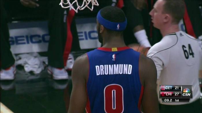 dru.0 Spelling Bee: The Detroit Pistons Misspell Andre Drummond's Name On His Uniform (Photos)  