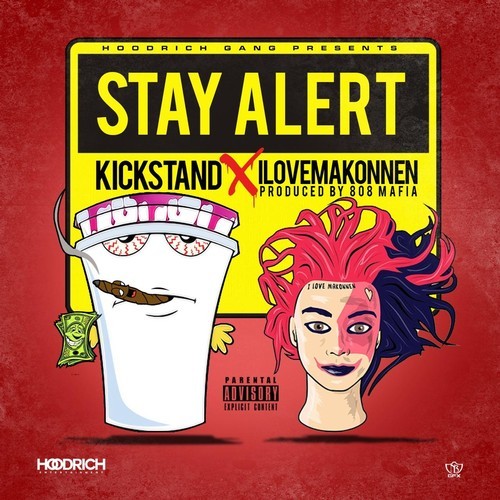 kickstand-stay-alert Kickstand x Makonnen - Stay Alert (Prod. by 808 Mafia's TM88)  