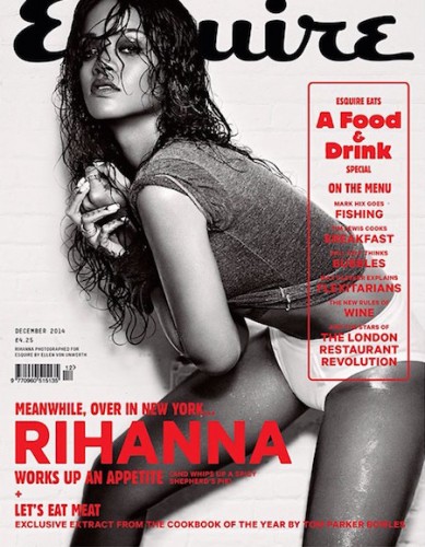 v5REnjv-389x500 Rihanna Covers Esquire UK Magazine 