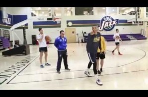 Kick It Like Exum: Utah Jazz Rookie Dante Exum Displays His Futbol Skills (Video)