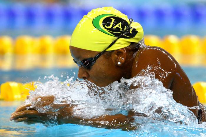 ALIA1 Jamaican Swimmer Alia Atkinson Becomes The First Black Woman To Win A World Swimming Title 