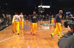 Lebron James & Kyrie Irving Wear “I Cant Breathe” Shirts Showing Support For Eric Garner In Brooklyn (Photos)