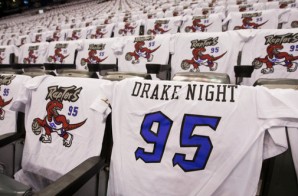 The Toronto Raptors Host “Drake Night” As The Raptors Faced The Brooklyn Nets (Video)