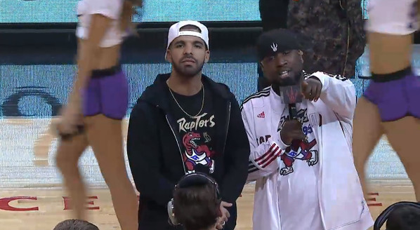 B5HR8hwIMAAMpwz-1 The Toronto Raptors Host "Drake Night" As The Raptors Faced The Brooklyn Nets (Video)  