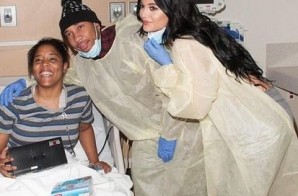 Tyga & Kylie Jenner Bring Christmas Gifts To Children’s Hospital