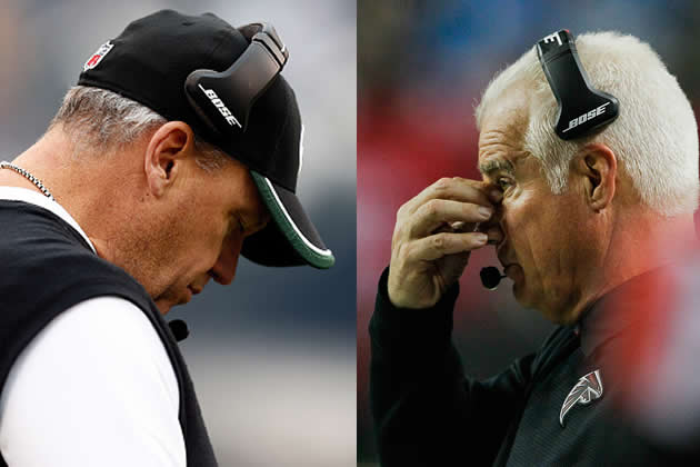 rex-ryan-mike-smith NFL Black Monday: Rex Ryan (Jets), Mike Smith (Falcons), Marc Trestman (Bears) Fired Today  