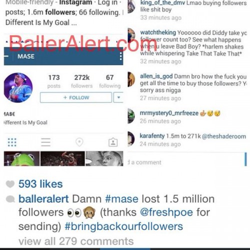 texsowwrcfydbuqaaky1-500x500 After Instagram Clean-Up, Ma$e Loses 1.5M Followers & In Response, Deletes Account  