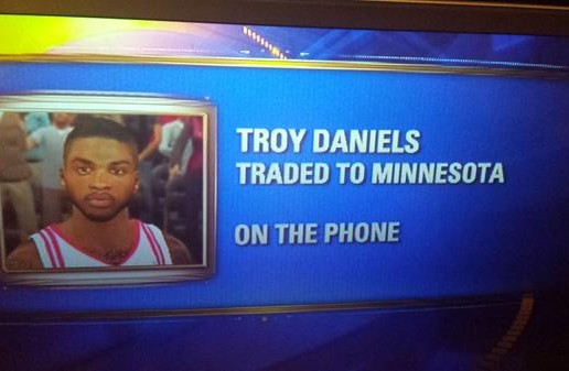Damn Homie: KRIV Uses Troy Daniels NBA2K Photo To Discuss His Trade To The Minnesota Timberwolves Live On Television