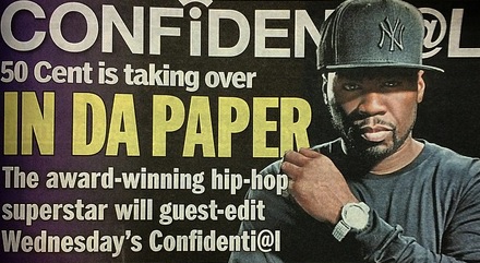 50_Cent_Guest_Editor 50 Cent To Be Guest Editor At New York Daily News  