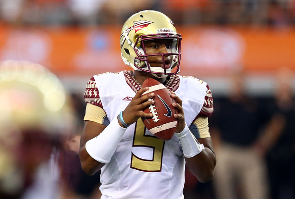 Jameis-Winston-Oklahoma-State-v-Florida-State-9elJa4c83TMl And With The First Pick, The Tampa Bay Bucs Select: FSU QB Jameis Winston Will Enter The NFL Draft  