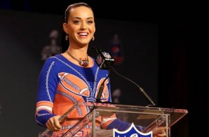 Katy Perry Adds Some Humor To The Super Bowl Press Conference : “I’m Just Here So I Don’t Get Fined” (Video)