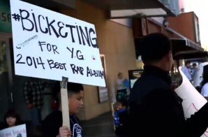 YG Fans Protest His Grammy Snub In Front Of The Grammy Museum In Los Angeles