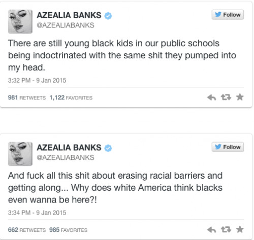 Screen-Shot-2015-01-11-at-3.45.29-AM-500x473-1 Azealia Banks Throws Shade At Kendrick Lamar & Engages In Twitter Beef With Lupe Fiasco  