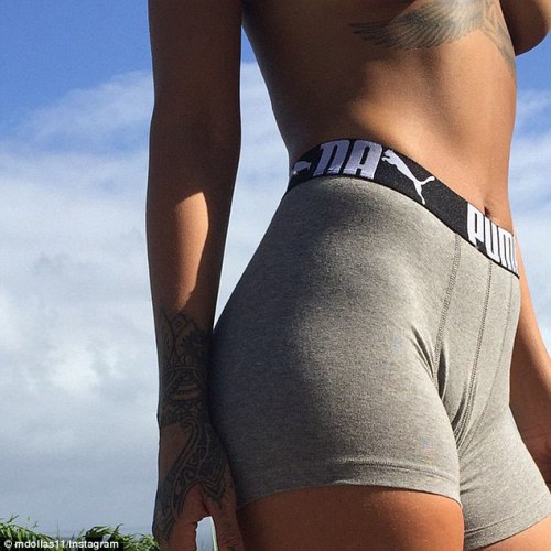 cover-2 Well, Well, Well: Rihanna Goes Topless In Her New Puma Ad For Men Boxer Briefs (Photos)  
