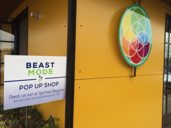 cover-21 Marshawn Lynch Opens A "Beast Mode" Pop Up Shop At A Juice Bar In Arizona During Super Bowl Week (Photos)  