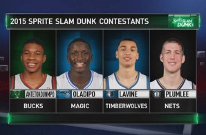 Giannis Antetokounmpo, Zach LaVine, Victor Oladipo & Mason Plumlee Set To Take Flight In The 2015 NBA Slam Dunk Contest