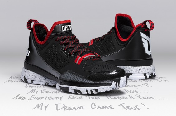 first Adidas Launches Damian Lillard's Signature Shoe The "D Lillard 1" (Photos)  