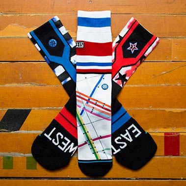 image26 Stance Partners With NBA To Create Official 2015 All-Star Game Socks (Photo)  