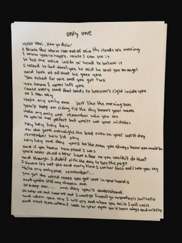 kanye-west-only-one-handwritten-lyrics-375x500 kanye-west-only-one-handwritten-lyrics  